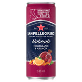 POMEGRANATE & ORANGE – SAN PELLEGRINO – NƯỚC GIẢI KHÁT VỊ CAM VÀ LỰU CÓ GA 330ML X 24 LON