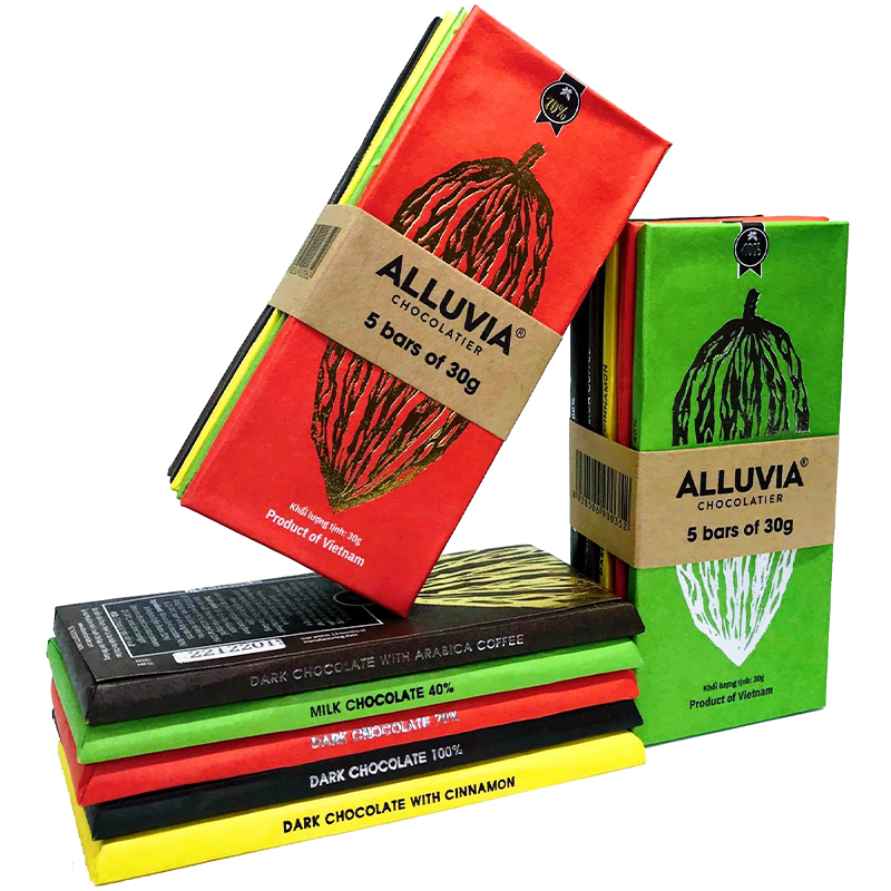 Bộ Quà Tặng Socola 5 Thanh x 30g