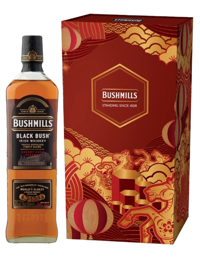 Bushmills Black Bush - Quà xuân Bính Ngọ GB/F26
