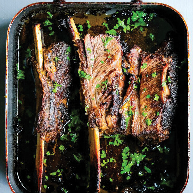 Coffee & Pepper Rib Roast