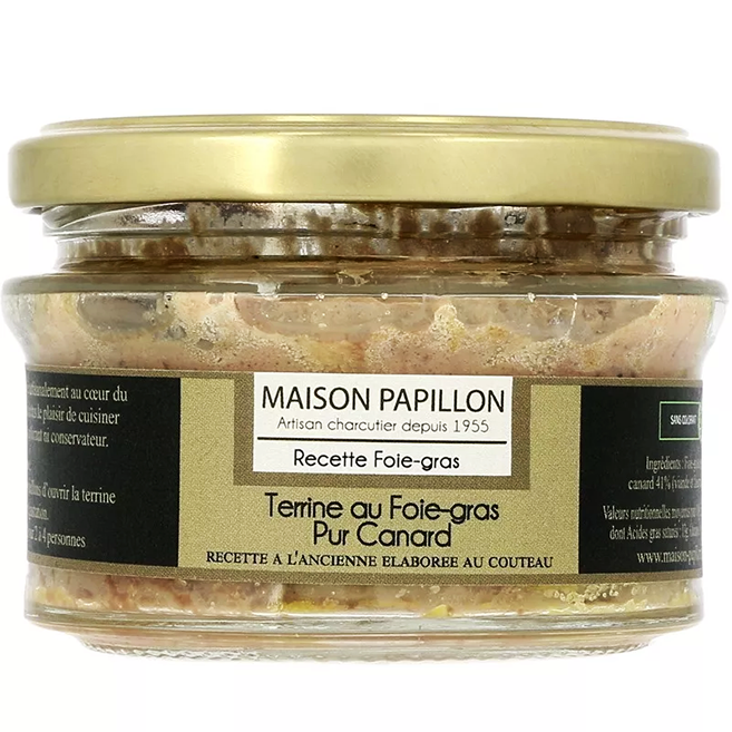 Duck Liver Terrine 50% Foie – Gras Pur Canard (110grm) – Marmus Papillon