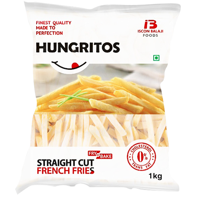 Khoai Tây Hungritos Cọng 10mm – French Fries Straight Cut 10mm 1kg