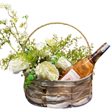 Giỏ Quà Tặng Cao Cấp Rượu Vang "Phong Cách Châu Âu"