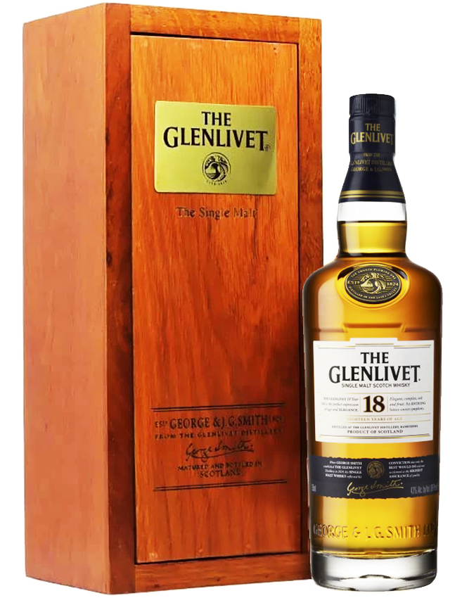 Glenlivet 18 Years Old – Wooden Box