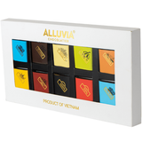 Hộp Quà Tặng Whitebox Mekong Essence Socola Nguyên Chất 10 Viên Alluvia Chocolate