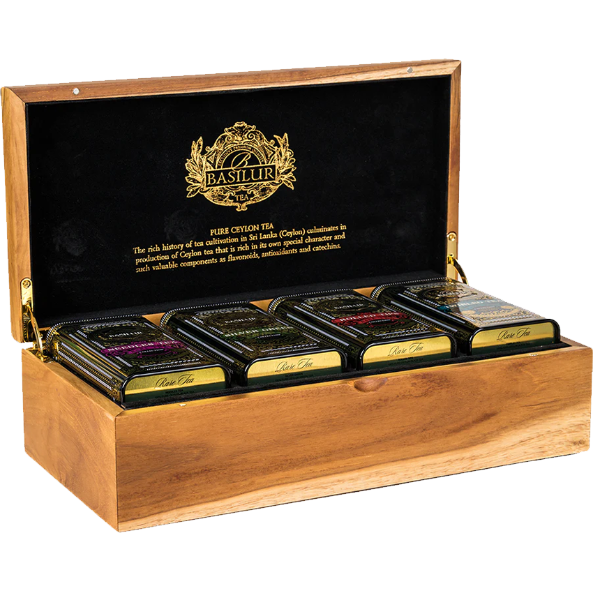 Hộp Quà Trà Basilur Cao Cấp 4 Trong 1 (4 x 50g)