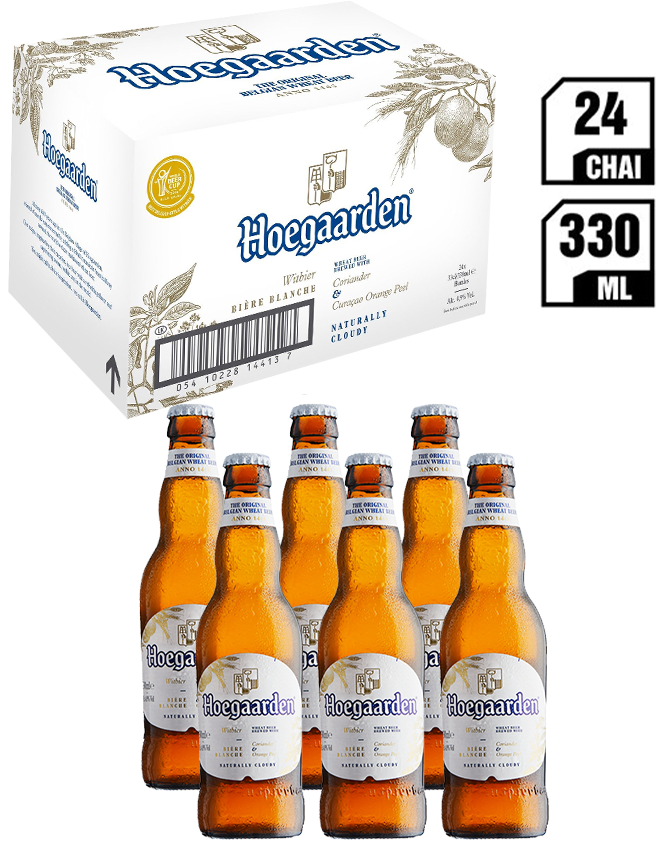 Hoegaarden White Chai 330ML – Thùng 24