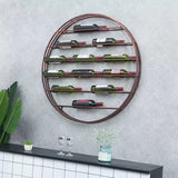 Kệ Rượu Vang Treo Tường Màu Nâu