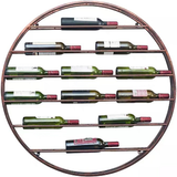 Kệ Rượu Vang Treo Tường Màu Nâu