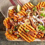 Khoai Tây Cắt Lưới Không Tẩm Còn Vỏ – French Fries Criss Cut – Lamb Weston