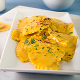 Mix Seafood Ravioli With Tomato Sauce