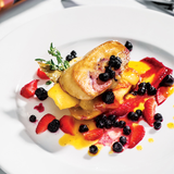 Pan – Seared French Foie Gras Passion Fruit Sauce