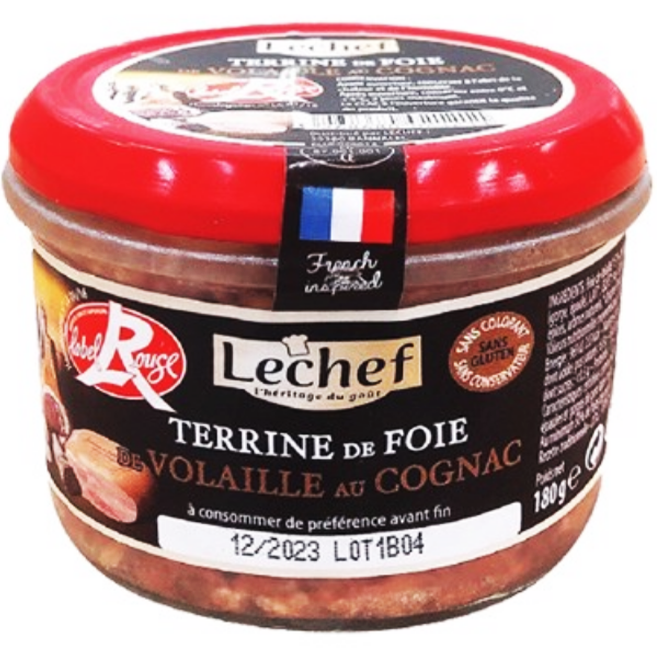 Pate Hỗn Hợp Gan Gà Và Thịt Heo – Le Chef – Terrine de Foie de Volaille au Cognac