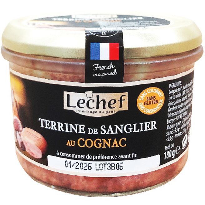 Pate Hỗn Hợp Gan Gà Và Thịt Heo – Le Chef – Terrine de Sanglier au Cognac