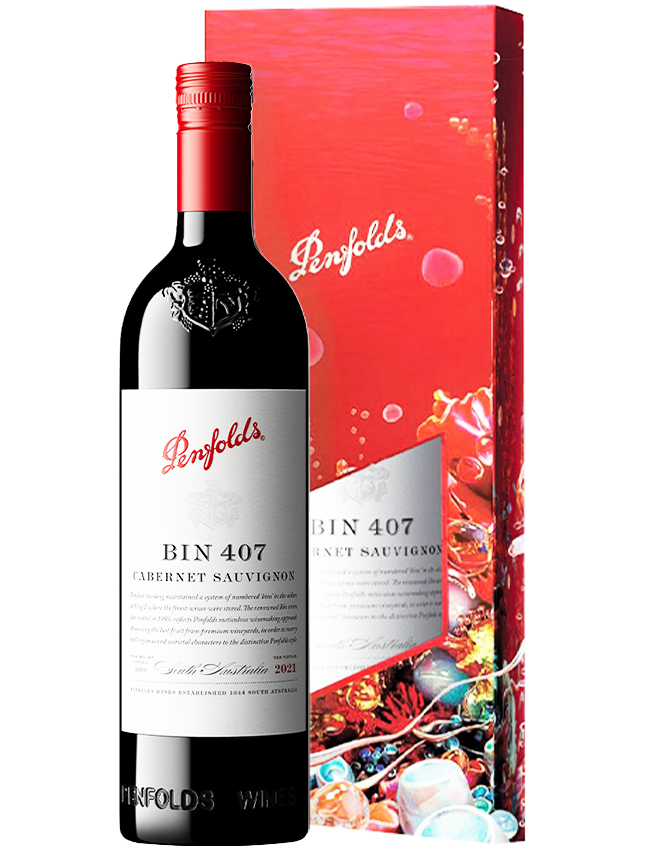 Rượu Vang Đỏ Penfolds Venture Beyond Bin 407 Cabernet Sauvignon Deep Sea Gift Box