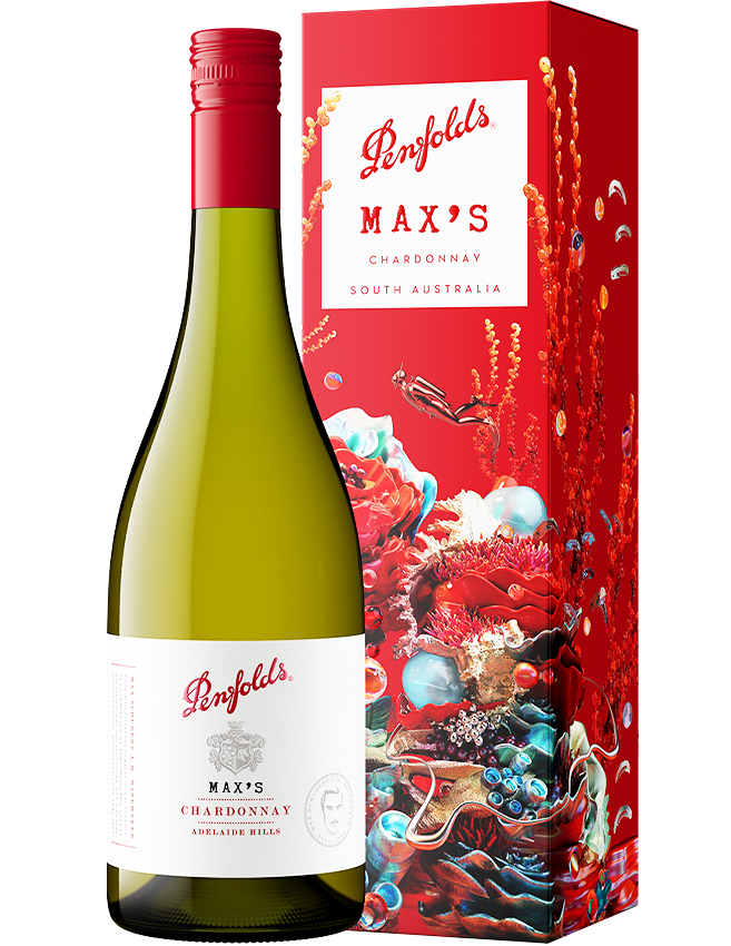 Rượu Vang Trắng Penfolds Venture Beyond Max’s Chardonnay Deep Sea Gift Box