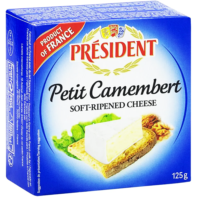 Phô Mai – Petit Camembert In Tin (125G) – Président