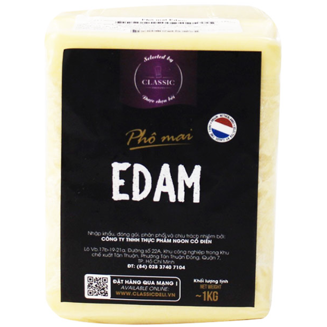 Phô Mai Edam Pain (1kg) – Président – CTR