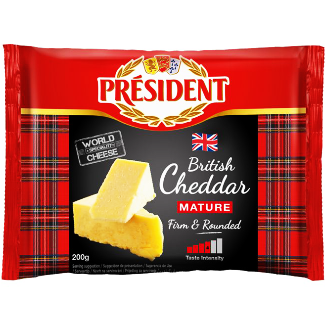 Phô Mai Mature White Cheddar (200G) – Président