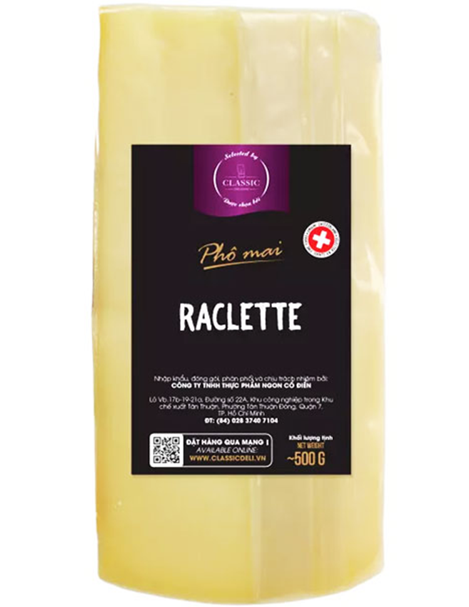 Phô Mai Raclette Round 45% (500g) – Emmi – CTR