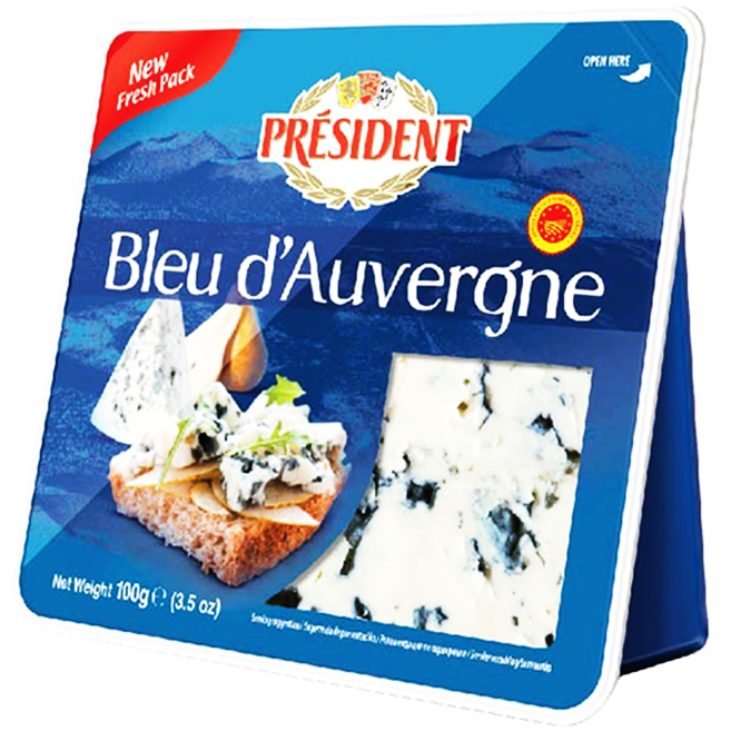Phô Mai Xanh Bleu d’Auvergne 125g – Président