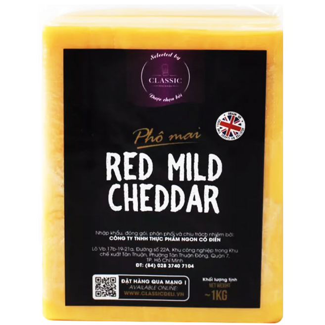 Phô Mai – Président – Red Mild Cheddar (1kg)