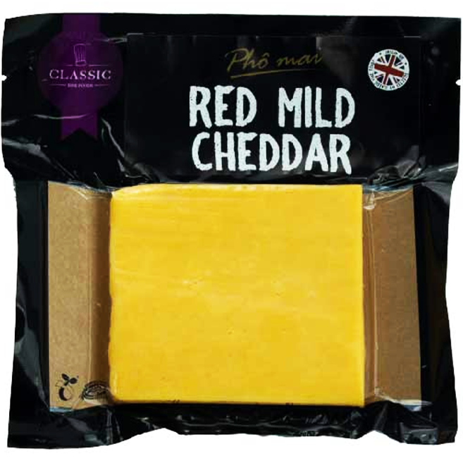 Phô Mai Red Mild Cheddar Block (100g)