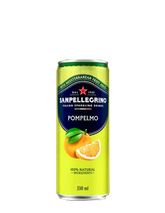 POMPELMO – SAN PELLEGRINO – NƯỚC GIẢI KHÁT VỊ BƯỞI CÓ GA 330ML x 24 LON