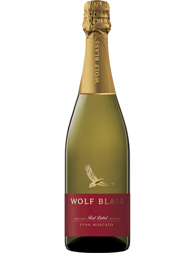 Rượu Vang Sủi Tăm Wolf Blass Red Label Pink Moscato