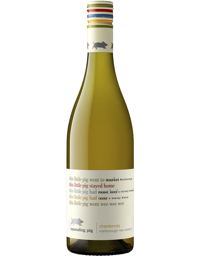 Rượu Vang Trắng Squealing Pig Marlbrough Chardonnay