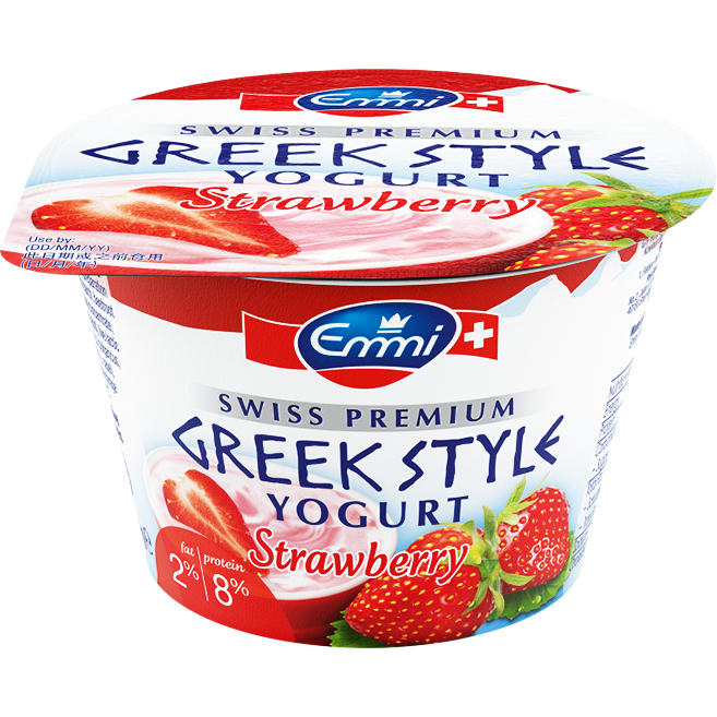 Sữa Chua Hy Lạp Cao Cấp Emmi Vị Dâu 2% Béo (150g)