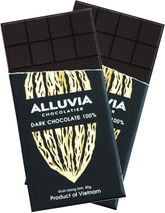 Socola Đen Nguyên Chất Không Đường Đắng Đậm Alluvia 100% Ca Cao 80gr