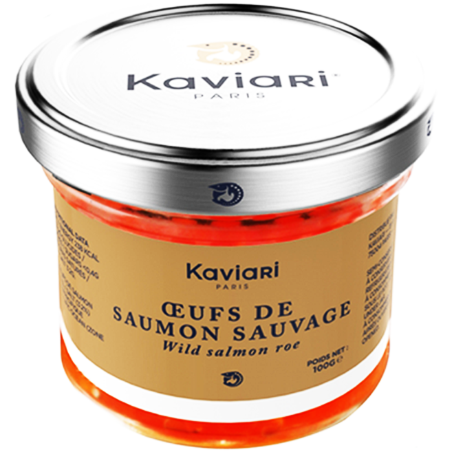 Trứng Cá Hồi Đỏ – Salmon Eggs (100g) – Kaviari