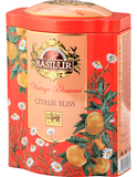 Trà Basilur - Bộ Sưu Tập Sắc Hoa Cổ Điển - Sảng Khoái Hương Cam 100g (Hộp Thiếc)