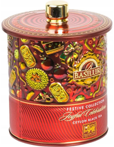 Trà Basilur Lễ Hội - Hương Vị Niềm Vui 75g (Hộp Thiếc)