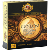 Trà Đen Ceylon Basilur Island Of Tea - Assorted 40 Envelopes 80g (Hộp Giấy)