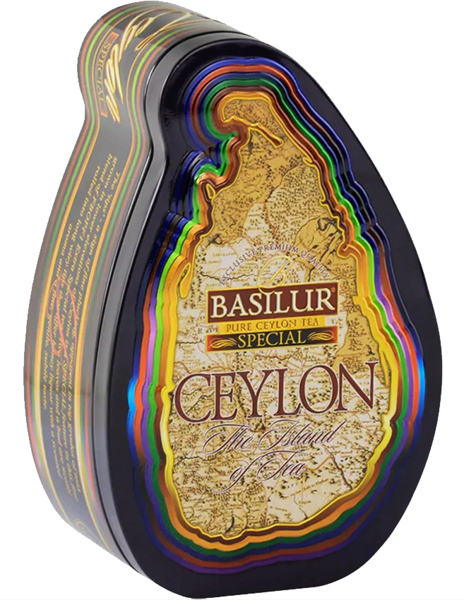 Trà Đen Ceylon Basilur Island Of Tea - Phiên Bản Trà đen Đặc Biệt 100g (Hộp Thiếc)