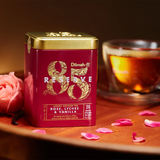 Trà Đen Hương Hoa Hồng, Vải & Vani Dilmah 85 Reserve Tea Bags 40g (Hộp Thiếc)