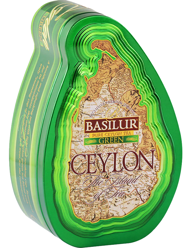 Trà Xanh Ceylon Basilur Island Of Tea 100g (Hộp Thiếc)