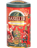 Trà Basilur - Hộp Quà Vintage Chào Năm Mới 100g (Hộp Thiếc)