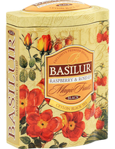 Trà Đen Ceylon Basilur Cao Cấp Vị Dâu Rừng Và Nụ Tầm Xuân – 100g (Hộp Thiếc)