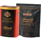 Trà Đen Ceylon Basilur English Breakfast Cao Cấp – 100g (Hộp Thiếc)