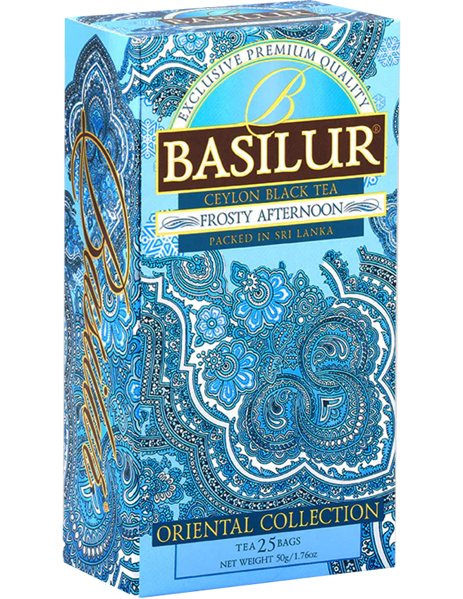 Trà Đen Ceylon Basilur Frosty Afternoon – Oriental Collection – Túi Lọc 50g