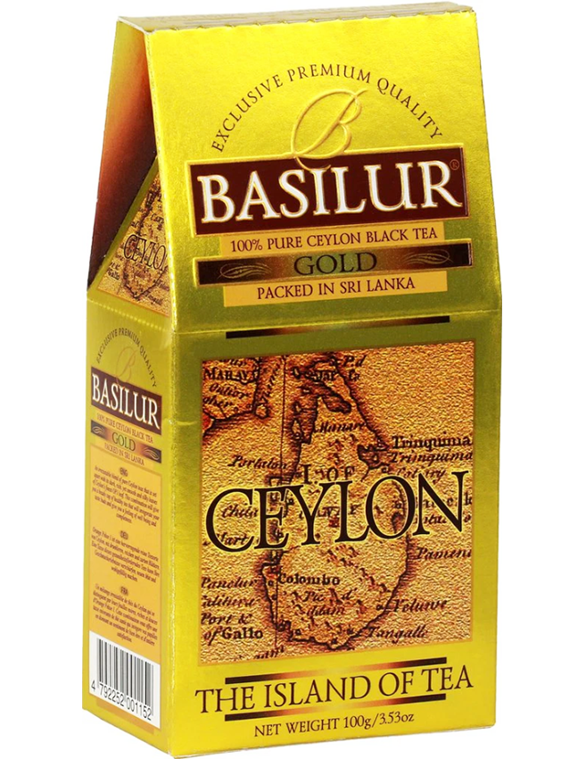 Trà Đen Ceylon Basilur Island Of Tea – 100g (Hộp Giấy)