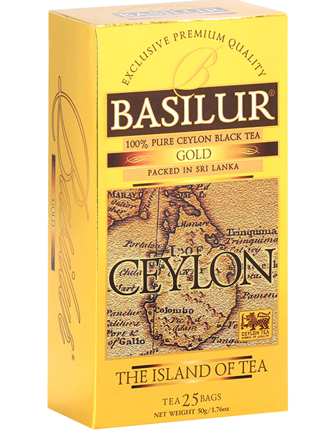 Trà Đen Ceylon Basilur Island Of Tea – Túi Lọc 50g