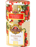 Trà Đen Ceylon Basilur Vị Dâu Kem Vùng Ruhuna – 100g (Hộp Thiếc)