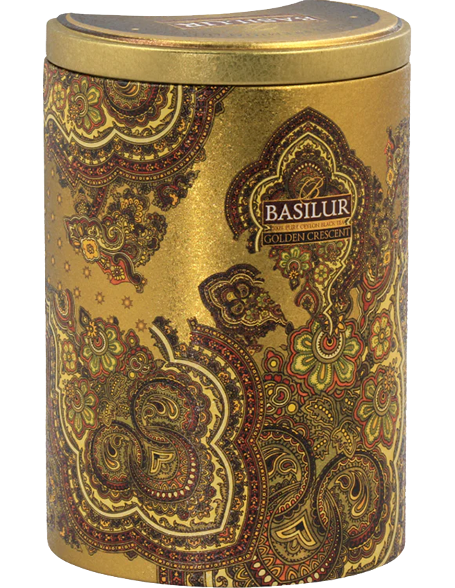 Trà Basilur - Bộ Sưu Tập Phương Đông - Trăng Vàng – 100g (Hộp Thiếc)