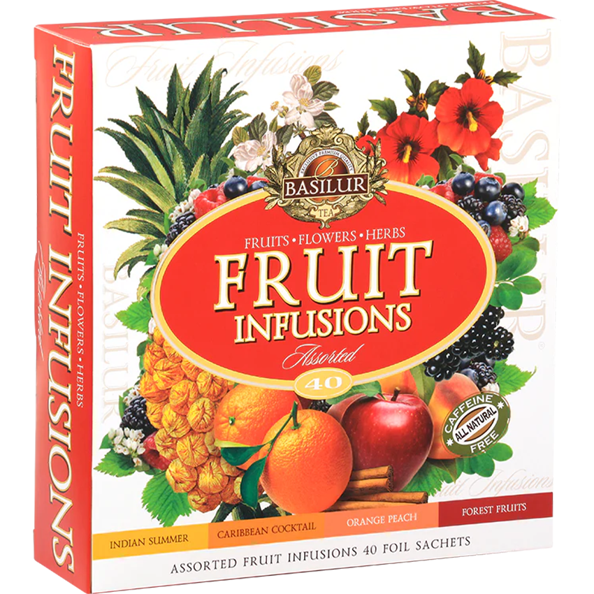 Basilur Fruit Infusions Assorted 40 Envelopes
