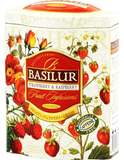 Trà Trái Cây Basilur Vị Dâu Tây & Dâu Rừng – 100g (Hộp Thiếc)