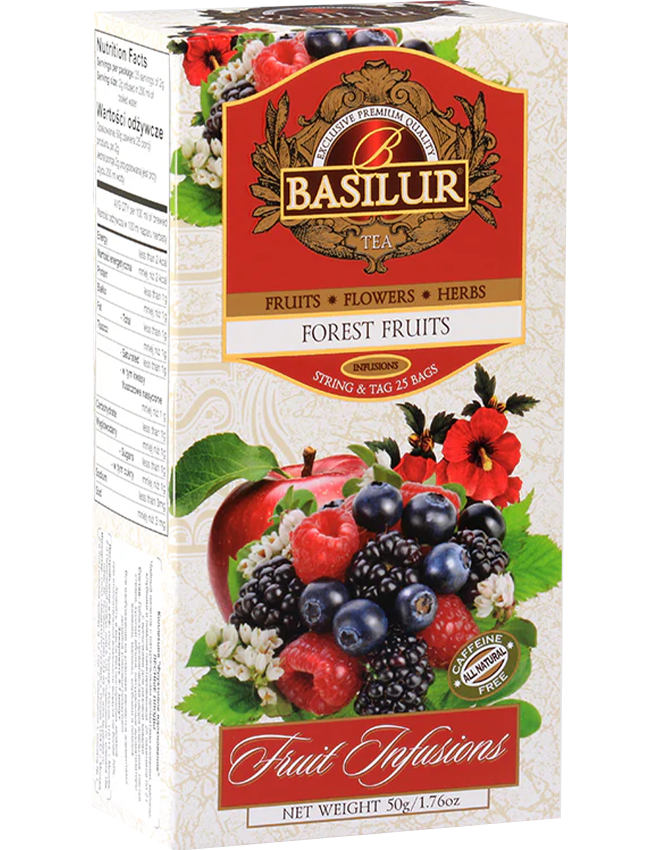 Trà Trái Cây Basilur Vị Trái Cây Rừng – Túi Lọc 50g